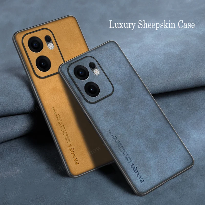 Luxury Sheepskin Leather Shockproof Silicone TPU Case For Oppo Reno 13F 13F FS Reno13 Pro 13Pro 13FS Reno13F Phone Case Cover