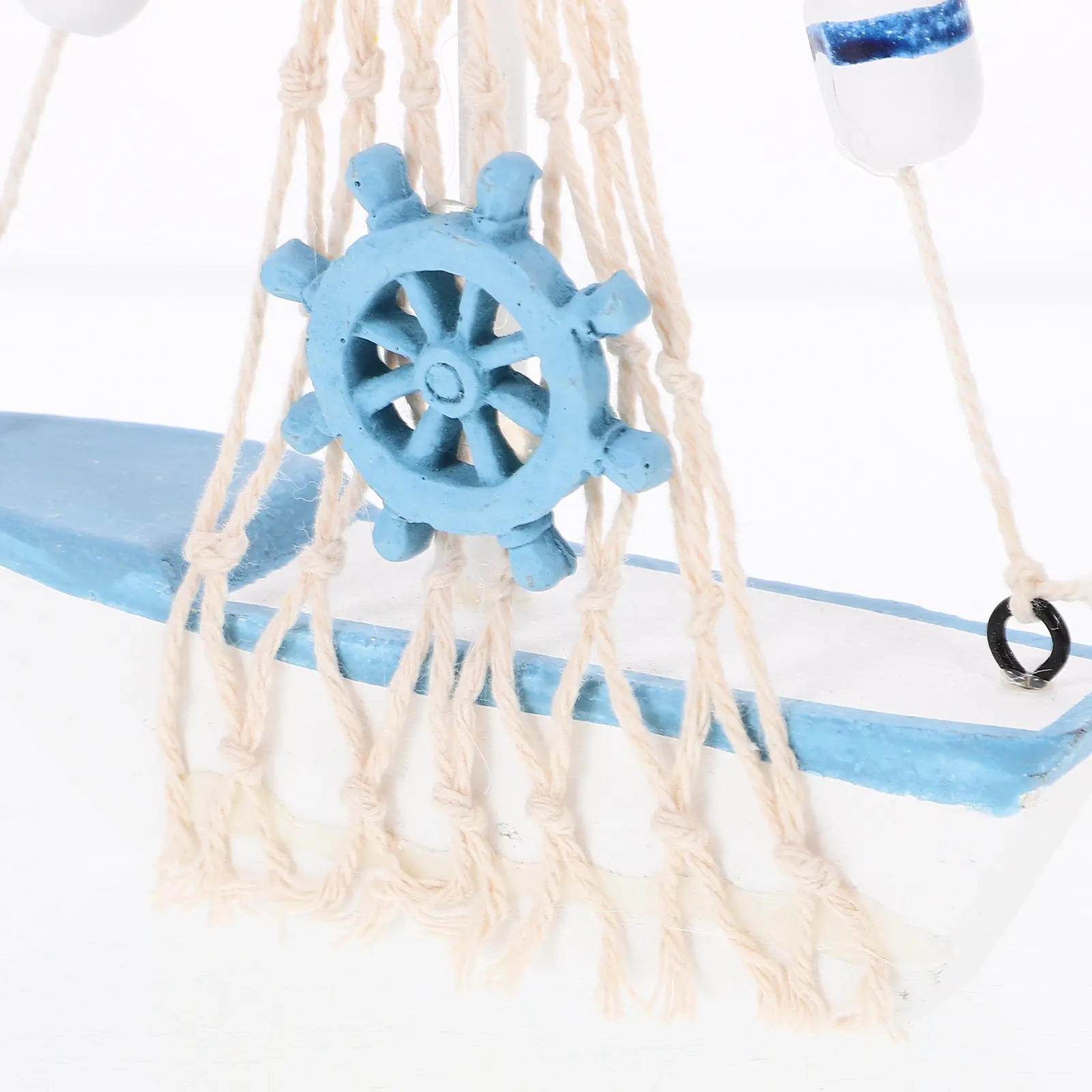 

Wooden Sailboat Nautical Style Decorative Sail Boat Small Lightweight Beach Theme Desktop Ornament Bedroom Office Living Room