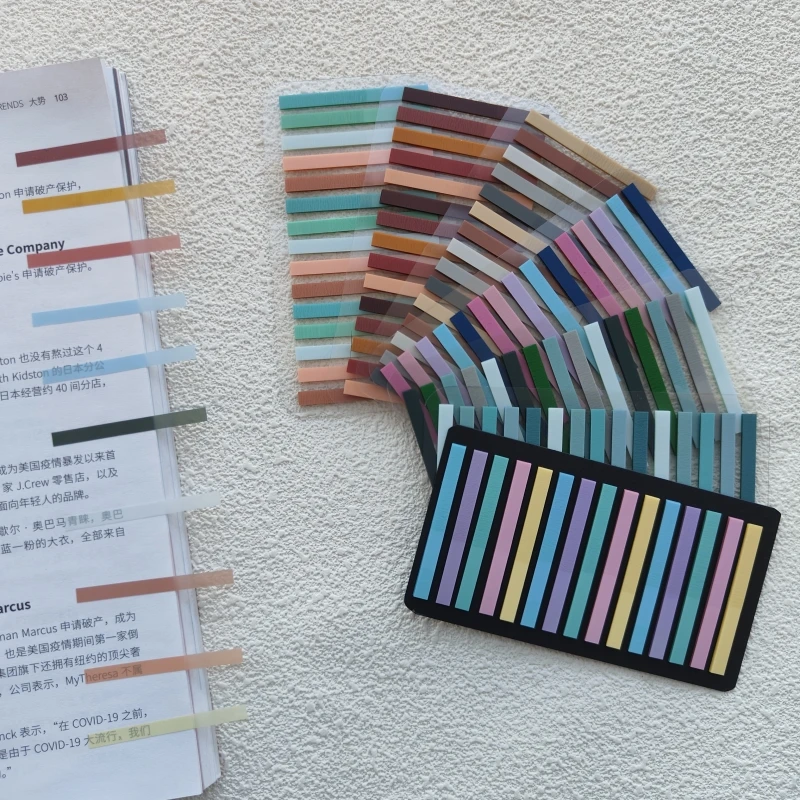 2100 Sheet Transparent Sticky Notes Page Markers Book Tabs Index Sticky Notes Bookmarks Memo Pad Notepad Stickers Stationery