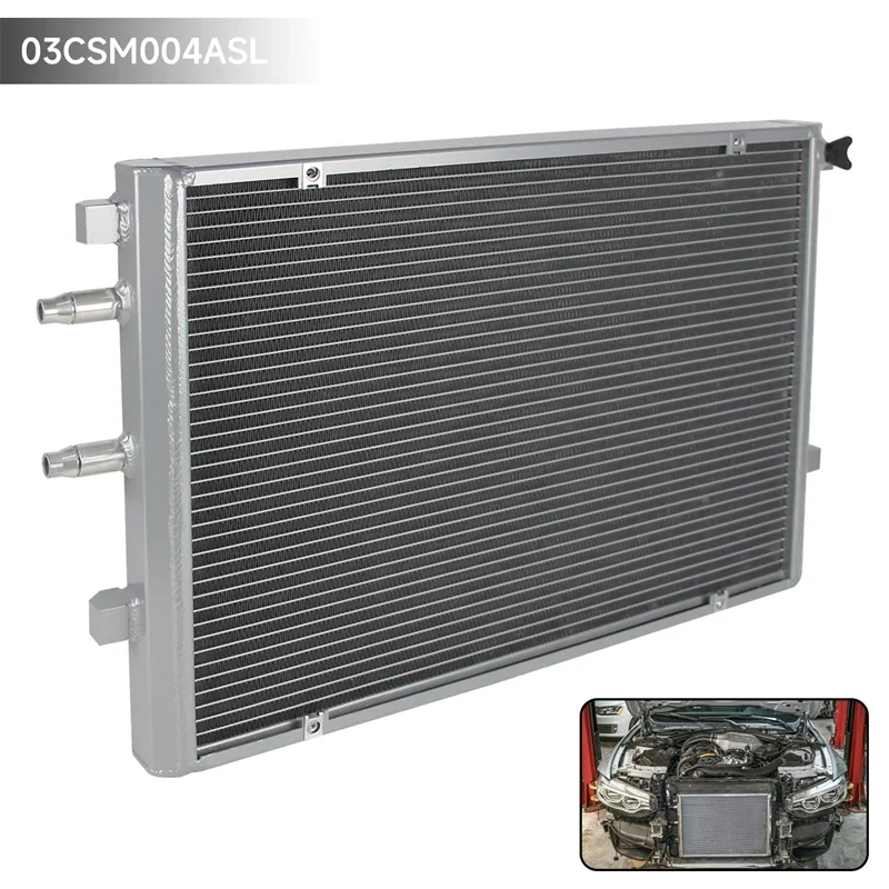 Aluminum Heat Exchanger Upgrade For BMW M2C M3 M4 F80 F82 F87 S55 2015 - 2019 Black/Silver