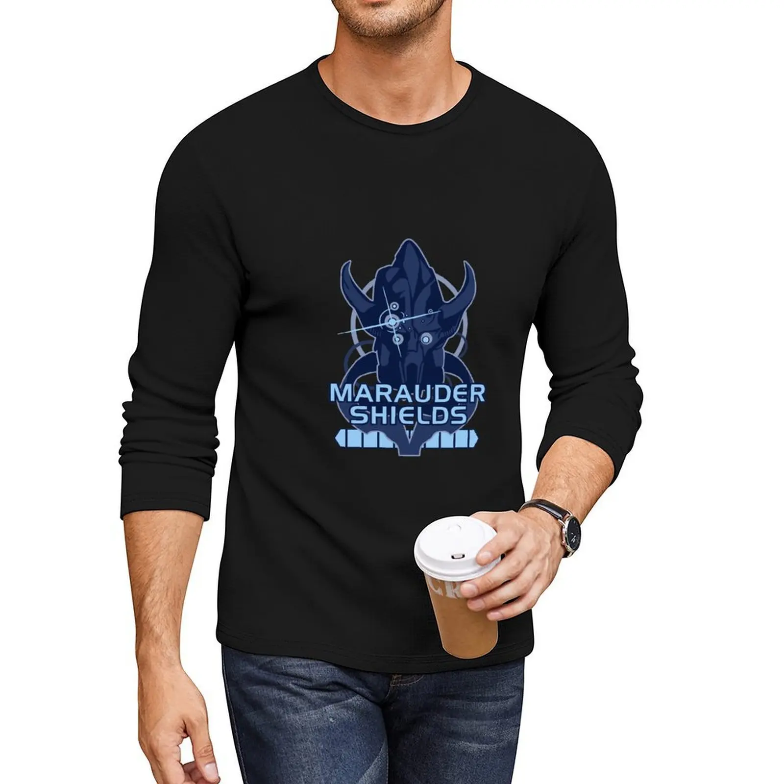 

Mass Effect: Marauder Shields Long T-Shirt oversized t shirts sports fan t-shirts vintage clothes graphic t shirts t shirts men