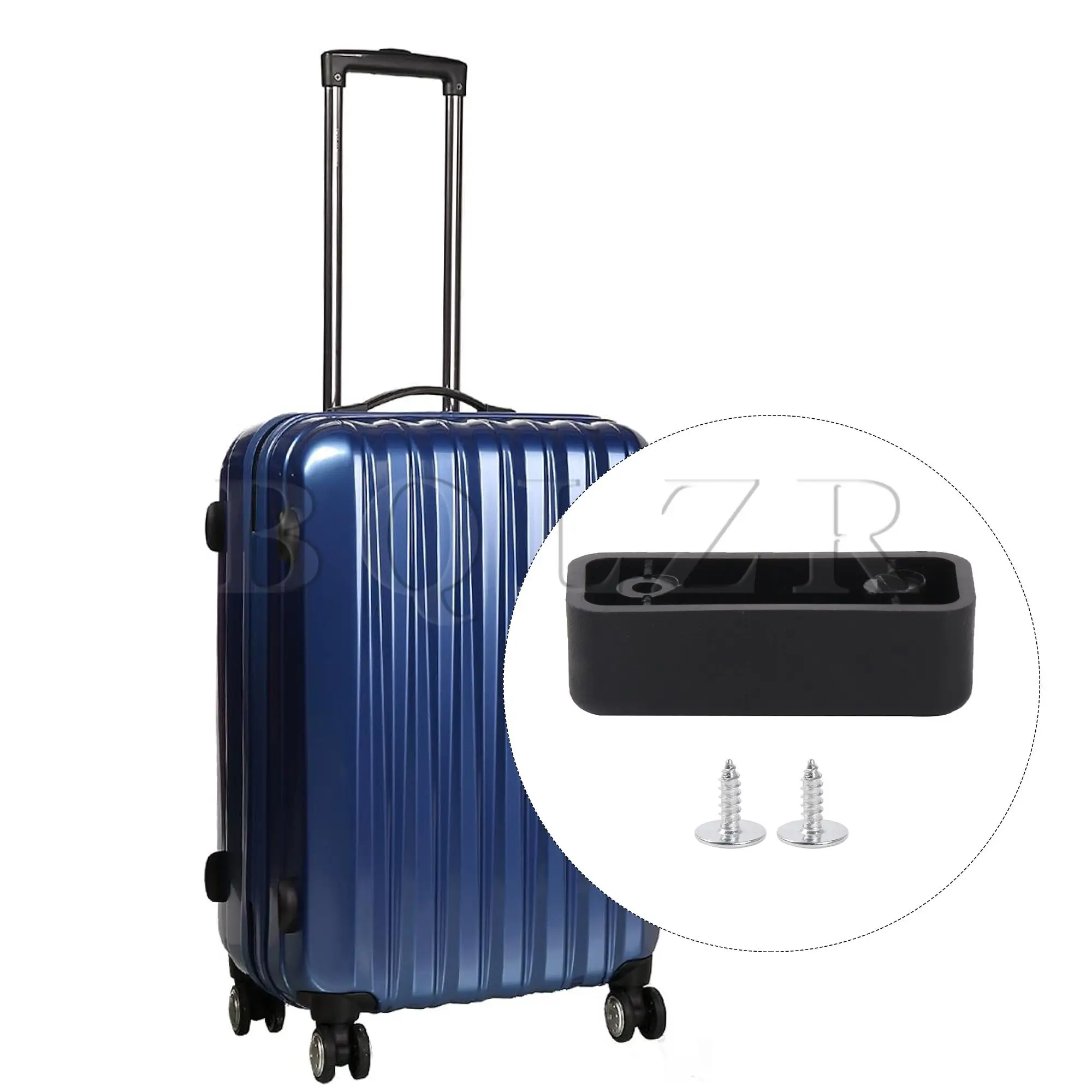 BQLZR Travel Luggage Suitcase Bracket Side Stud Feet 0.93\