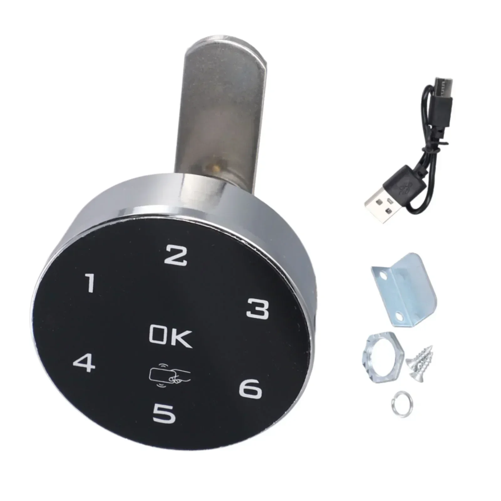 

Convenient Access Control For Bathroom Bathroom Locker Lock USB Charging Administrator Password Alarm Function Long Battery Life