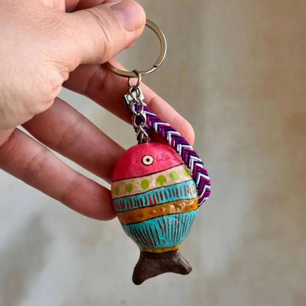 Модный многоцветный кулон в виде маленькой рыбки, брелок для ключей, ожерелье «сделай сам», подвеска для мобильного телефона, милый мультяшный автомобильный брелок для ключей для мужчин