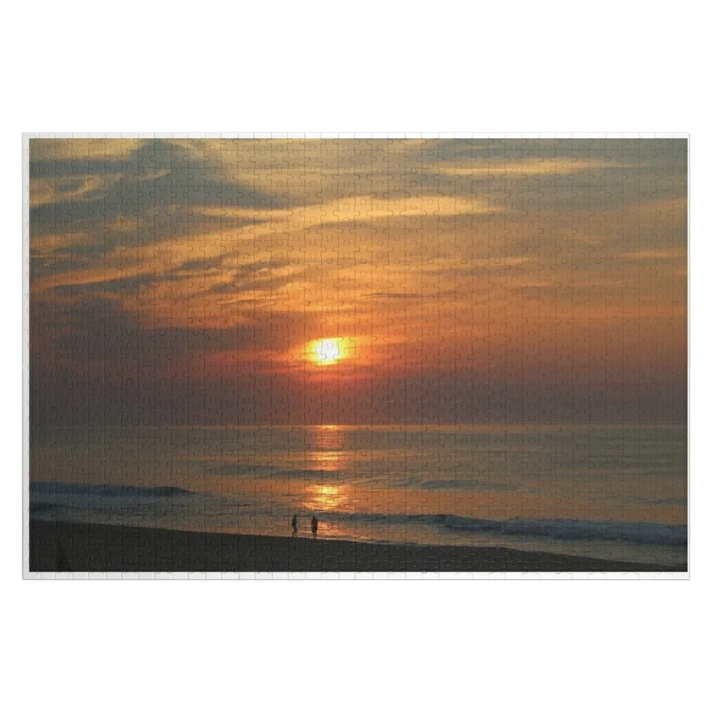 

ocean city sunset Jigsaw Puzzle Custom Photo Photo Personalized Gifts Puzzle