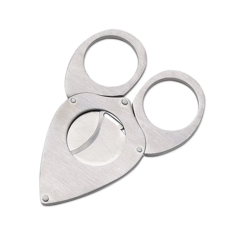 

Bat-Shaped Double-Edged Cigar Cutter, Stainless Steel Portable Cutting Stand, Cigar Scissors, Smoking Accessories