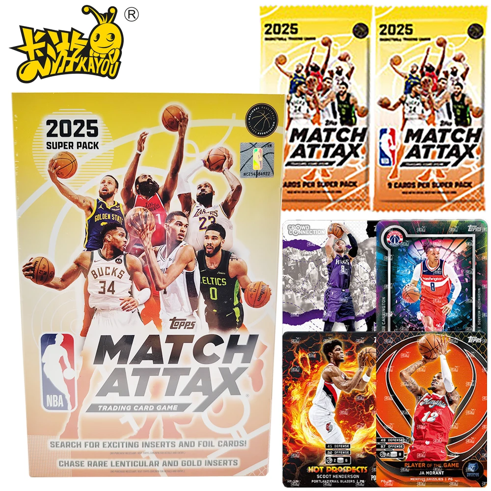 

KAYOU Original NBA Collection Card Child's Like Handsome Basketball Players Creative Rare MATCH ATTAX Card Funny Festival Gifts