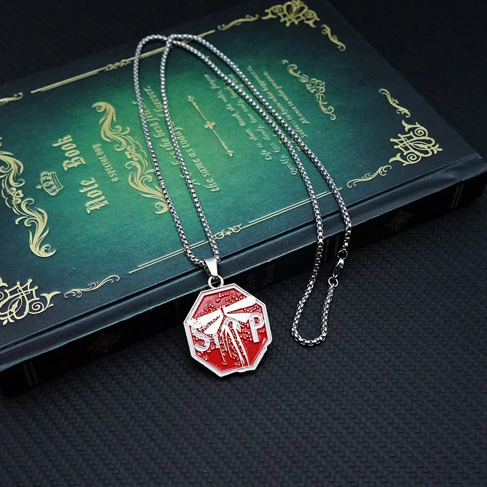 The Last Of Us Necklace for Women Men Firefly Logo Game Metal Necklaces Ellie Tess Jewelry Pendant Chains Choker Collares Charm