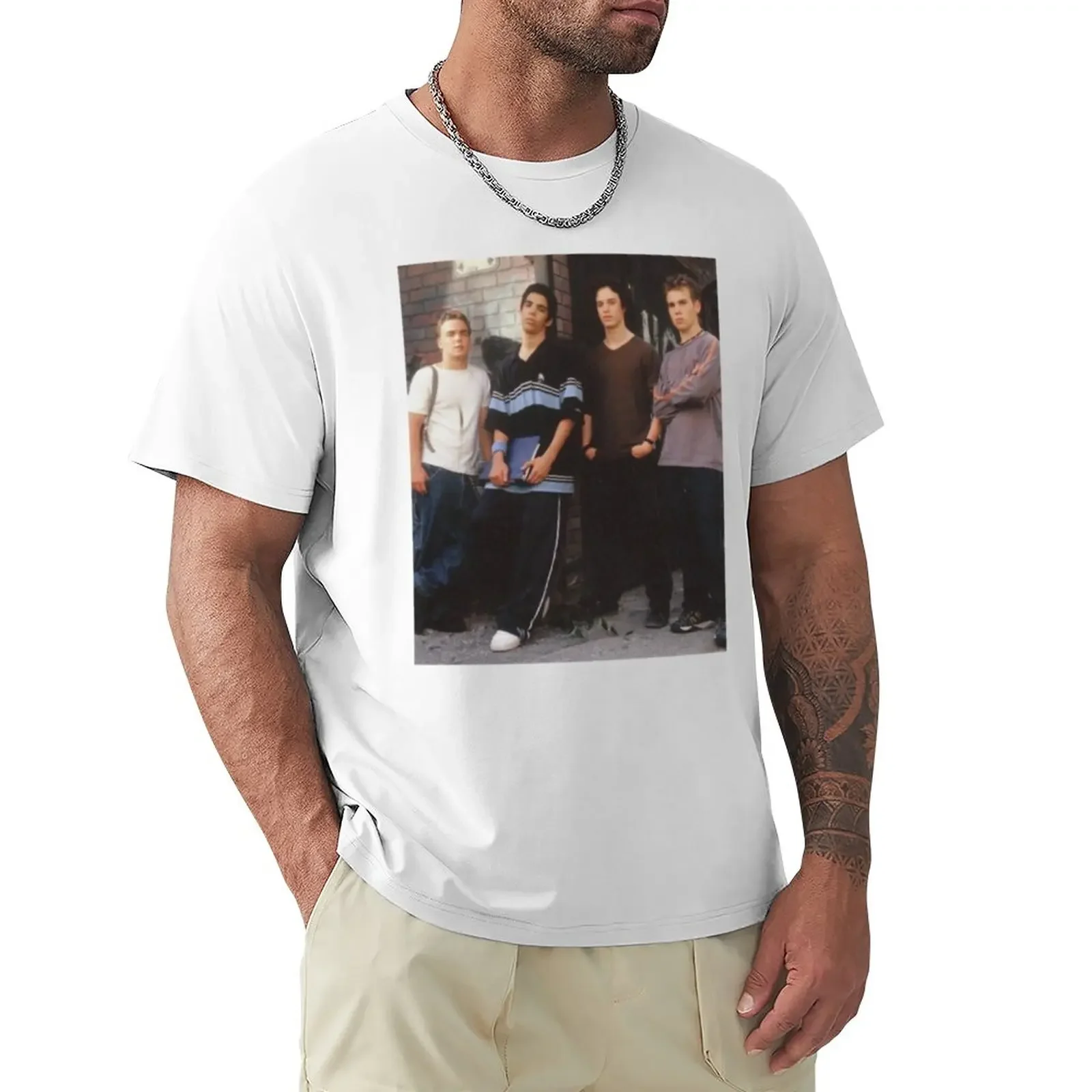 degrassi Craig Manning, Sean Cameron, Jimmy Brooks and Gavin T-Shirt quick-drying heavyweights mens tall t shirts