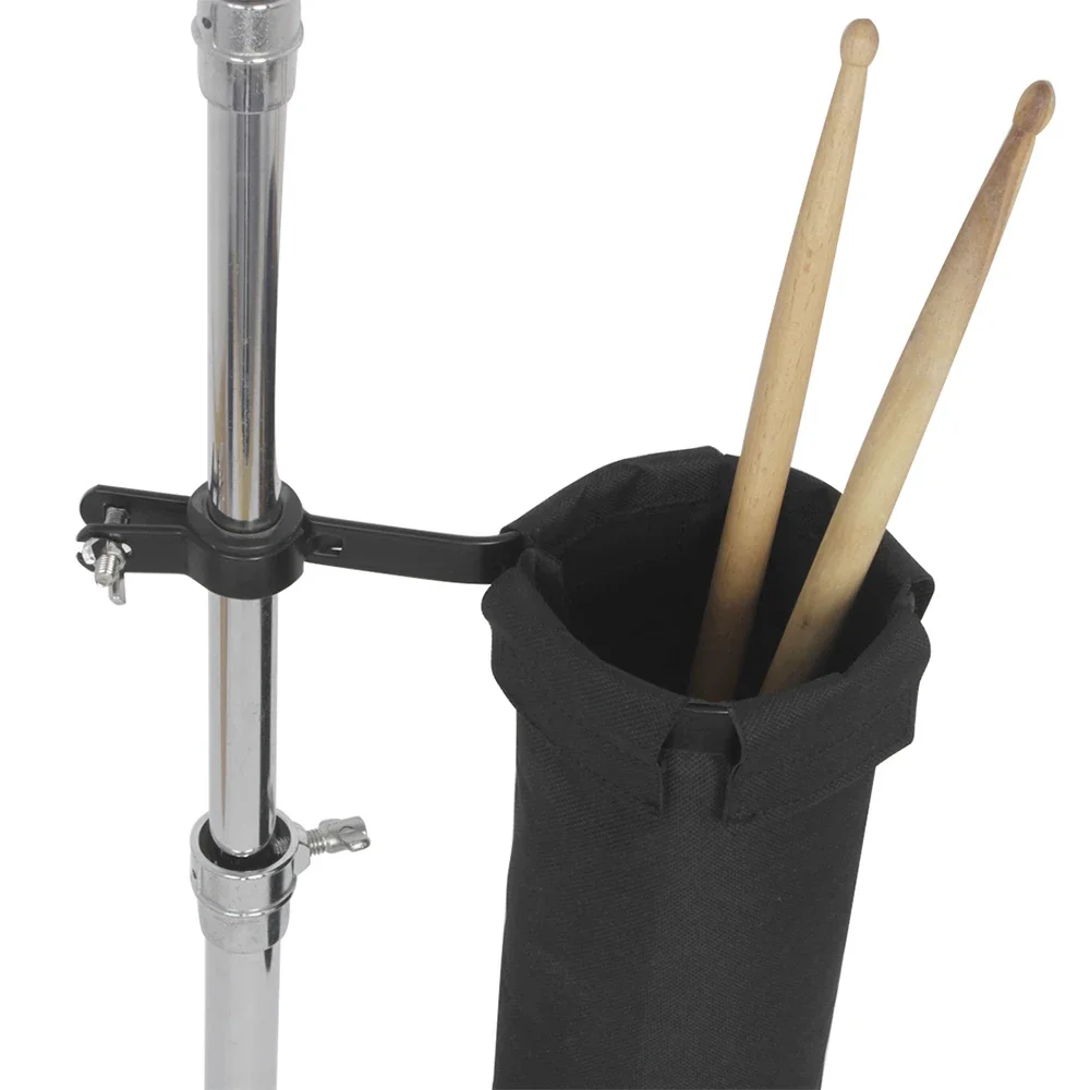 Drum with Steel Support Frame Cylindrical Drumsticks Holder Oxford Fabric Drum Accessories Percussion Instrument Parts