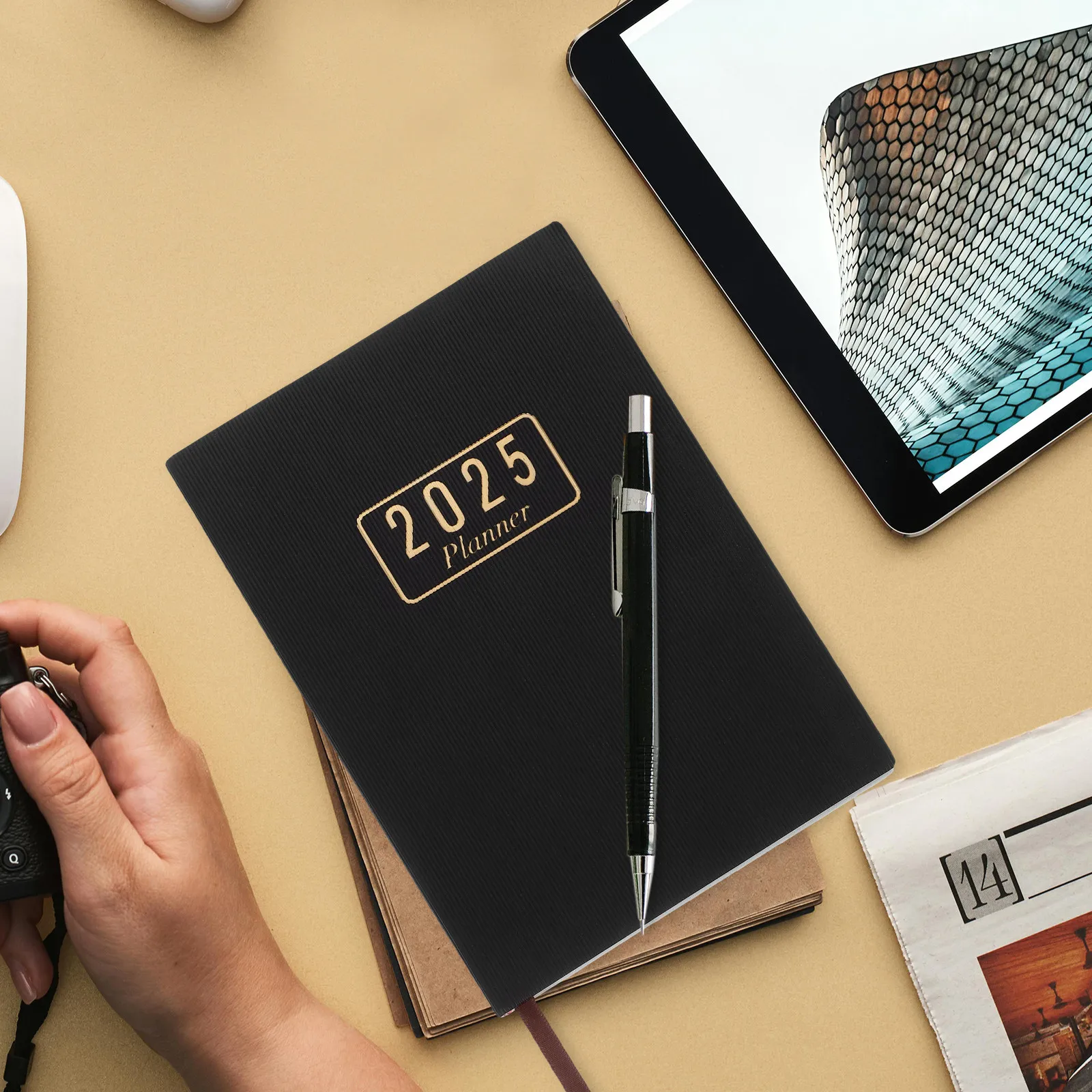 Academic Planner A5 Multi-Function Planner Book for Students Professionals Daily Scheduling Note Taking Creative Writing