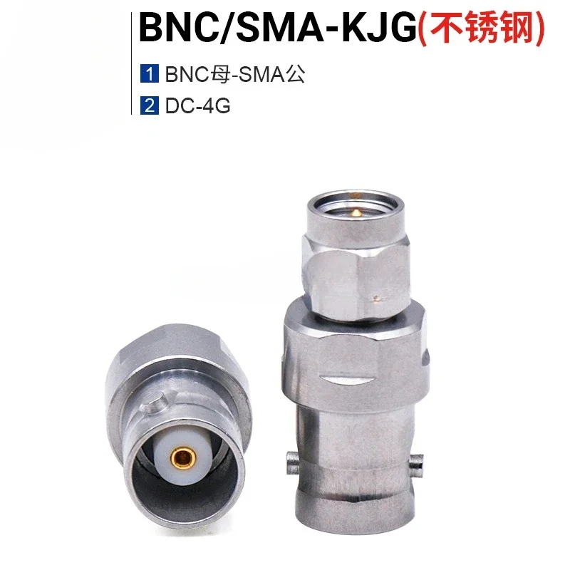 RF Adapter BNC/SMA-KJ Stainless Steel BNC Female To SMA Male SMA/BNC-JK