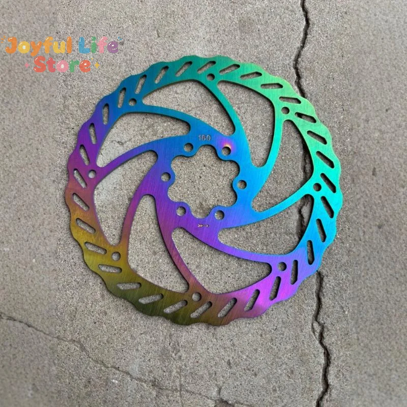 Hot 1 Set Road Bicycle Parts Bike Disc Brake Rotors 160mm With Bolts Oil Slick Hydraulic Brake Fit For Mt200