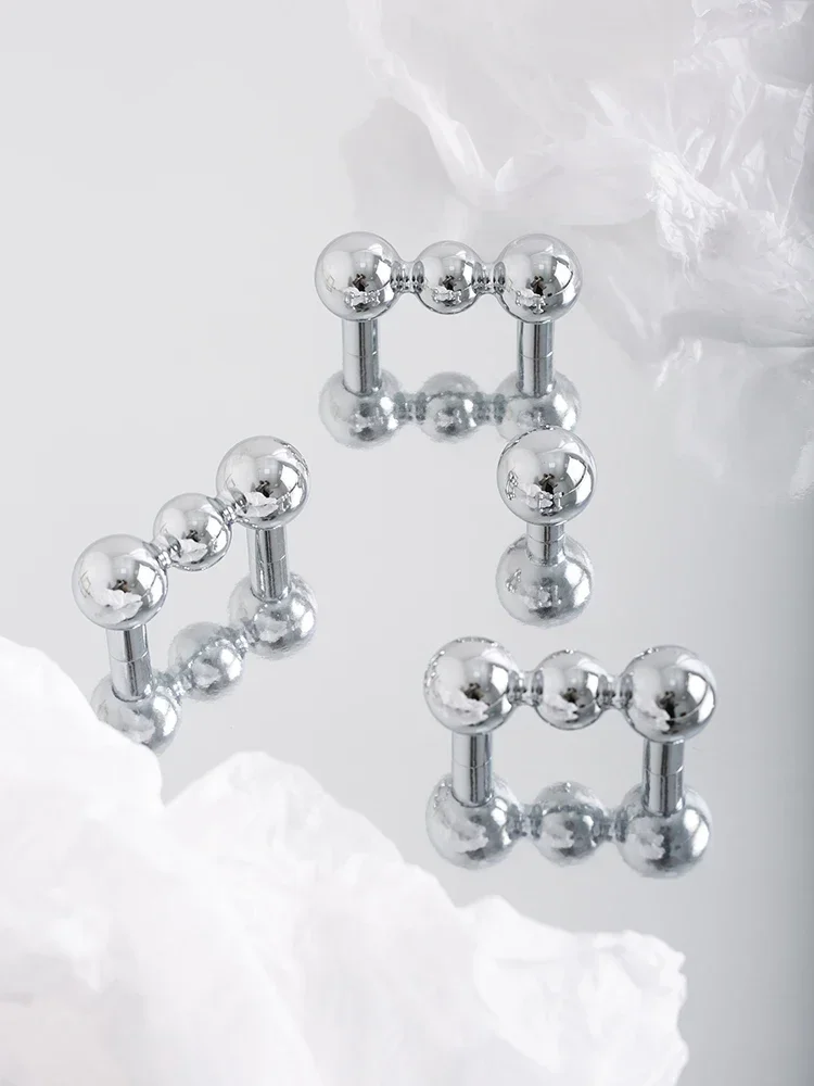 Solid Brass Ball Foot Cabinet Knobs Pull T-bars Kitchen Cloakroom Wardrobe Small Handle Bar Hole 45mm Decorative Knob