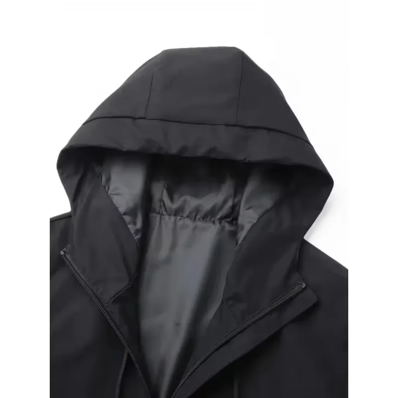 2026 Frühling und Herbst Neue Lässige Sport- und Outdoor-Fahrradjacke für Herren, Praktische Lauf- und Bergsteiger-Trainingsjacke mit Kapuze – Detail 9