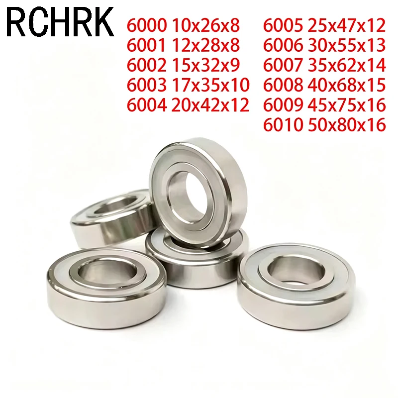 316 Stainless steel bearing 6000 6001 6002 6003 6004 6005 6006 6007 6008 6009 6010 2RS ZZ Corrosion resistance