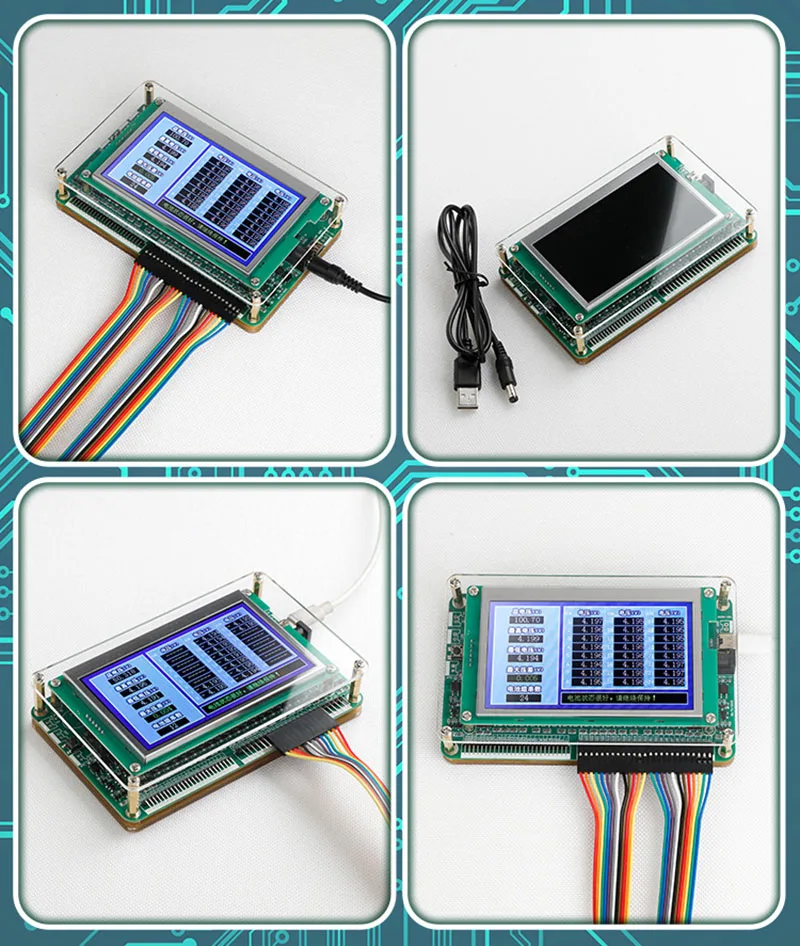 1S - 24S Tester napięcia akumulator litowy z pomiarem pojedyncza komórka seria Volt Lifepo4 z wyświetlaczem LCD