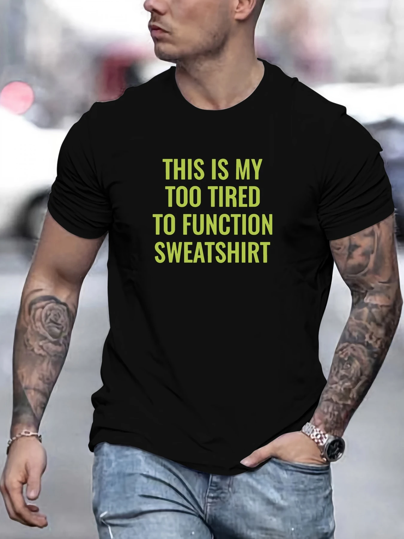 

THIS IS MY TOO TIRED TO FICTION SWEATSHIRT-SHIRT