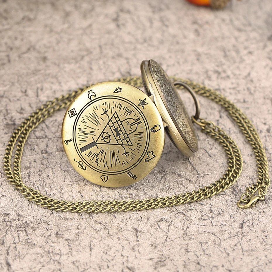 New Arrival! Women\'s Wristwatch with Gravity Password Pendant - Featuring Mysterious Triangle Devil Quartz from Overseas Eye. P