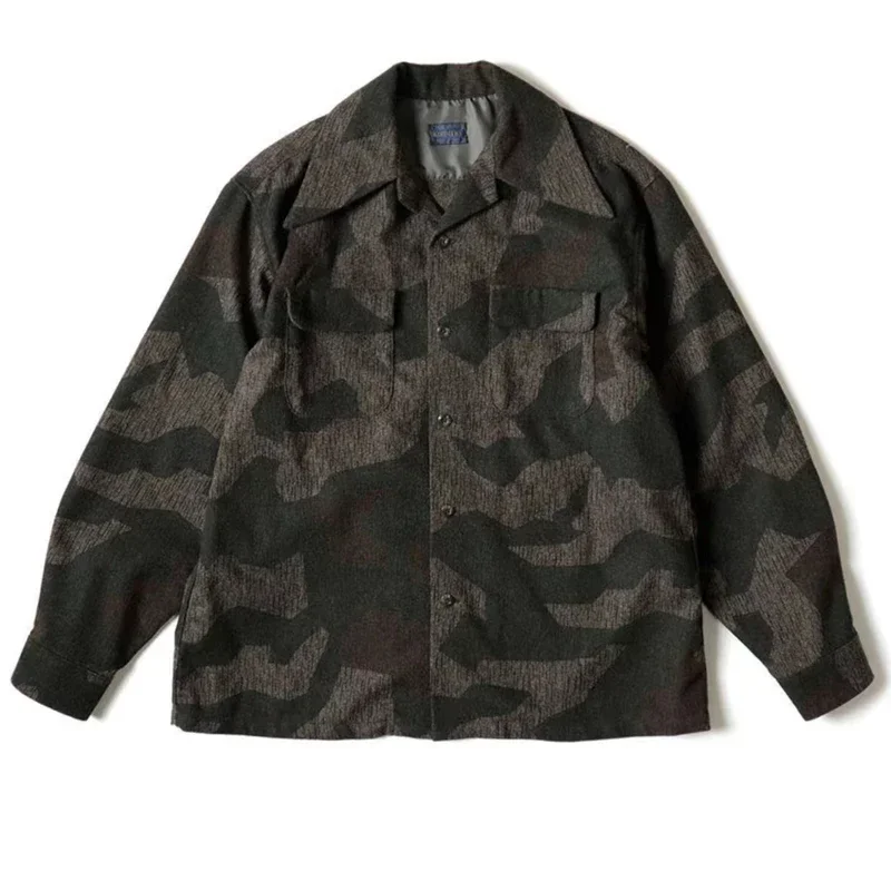 22SS KAPITAL Hiroshi Hirata's Limited Extinct Japanese Camouflage Casual Style Casual Jacket for Men New Arrival