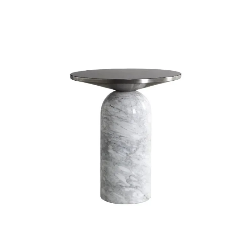 

Marble coffee table, living room home French minimalist modern combination side table
