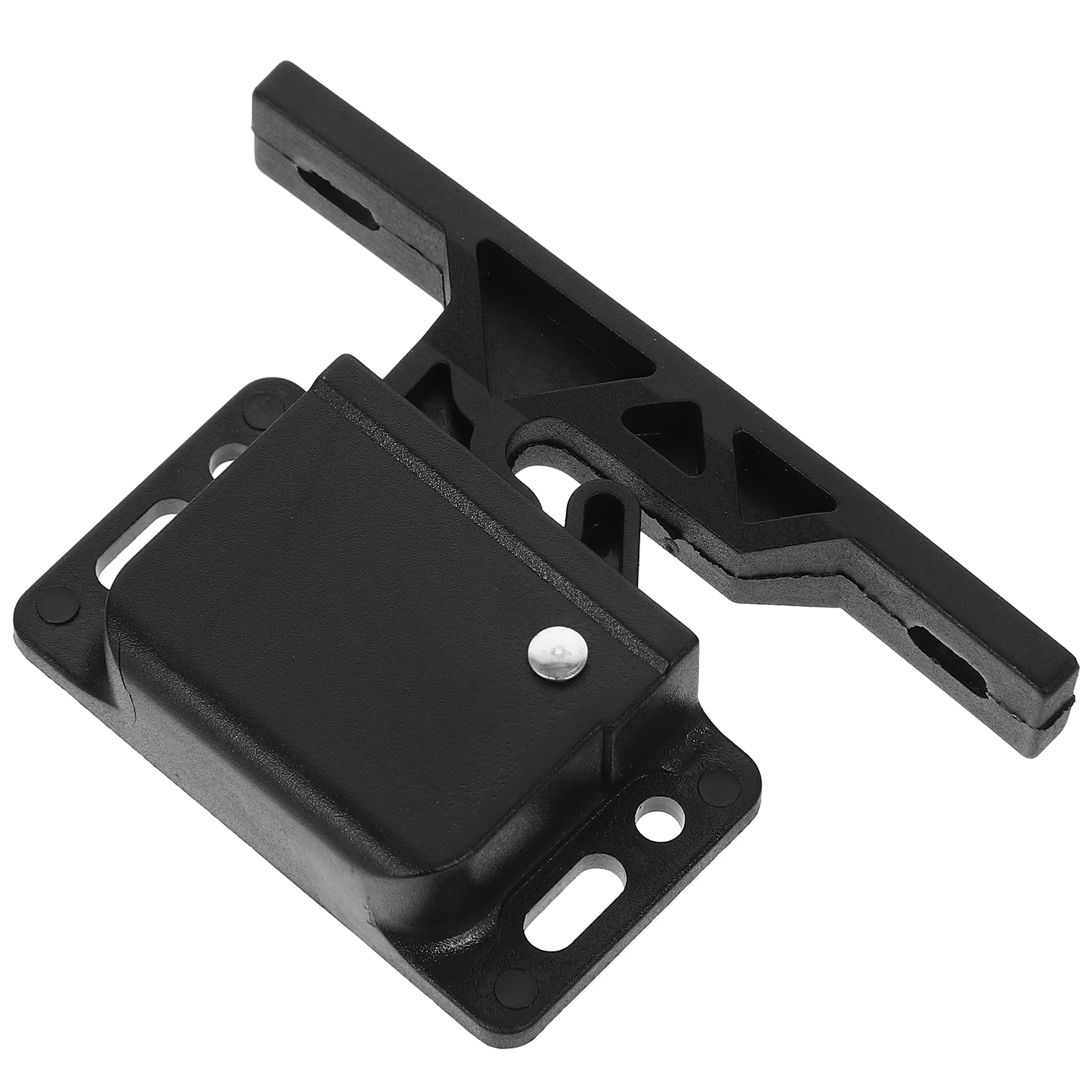 

1 set Side Mount Door Lock RV Cabinet Latch No Drilling Cupboard Hardware ABS Retainer Catch for Camper Van Drawer Furniture