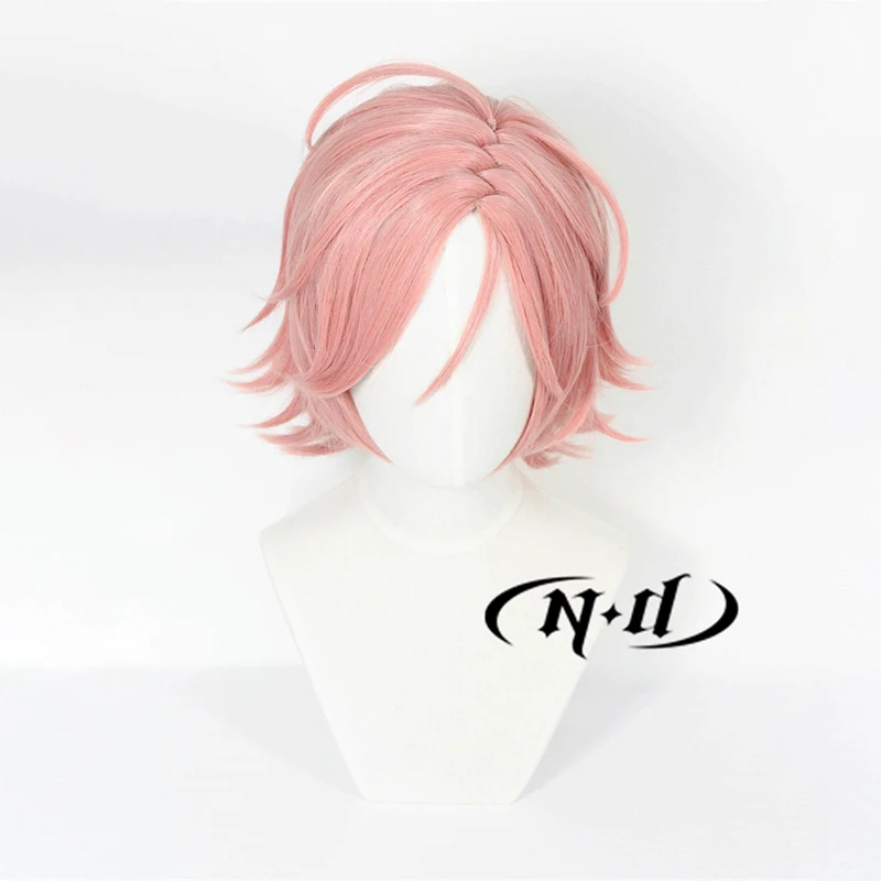 ND Kohaku Oukawa Cosplay Wigs Hairpiece The Ensemble Stars Cosplay Hair Wigs for Comic Con Coser Costume Party Heat Resistant