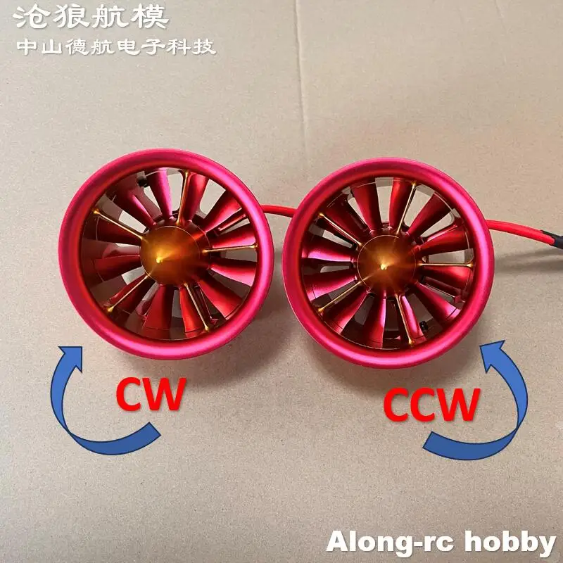 90 EDF Full Metal Ducted Fan JP 90mm CW/CCW  EDF with 4250 Motor KV1750 6S KV1330 8S KV1050 12S for Jet RC Airplane DIY Models