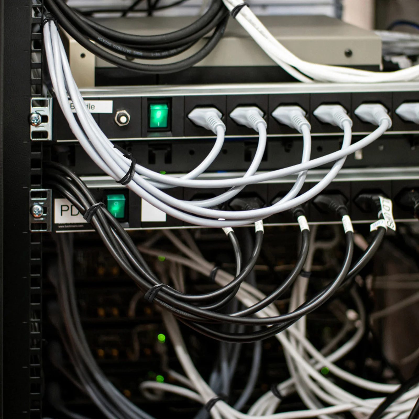 

500Pcs 6in Wire Tie Wraps Practical Bendable for Power Cords Printer Cables Christmas Lights Ties Cable Ties