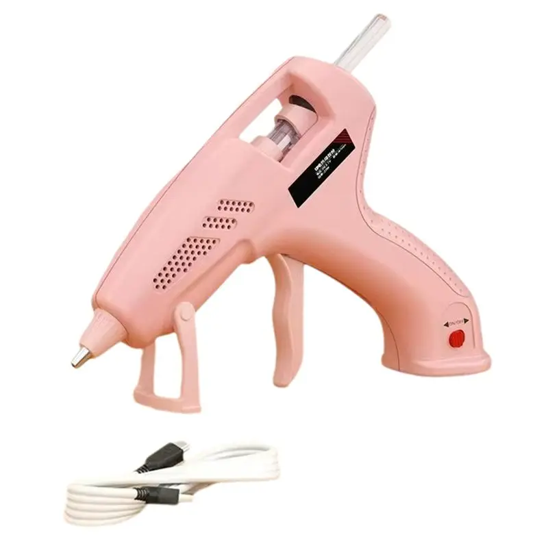 Mini Rechargeable Hot Silicone Machine,7Mm Portable Cordless 3.7V,60 Min Use,Type-C Charging, Kids DIY Tools