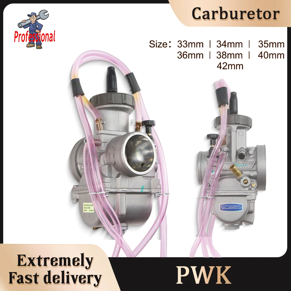 

For Keihin PWK 33 34 35 36 38 40 42mm Racing Parts Enduro Motocross Dirt Bike Motorcycle Carburetor With Power Jet 4T Engine