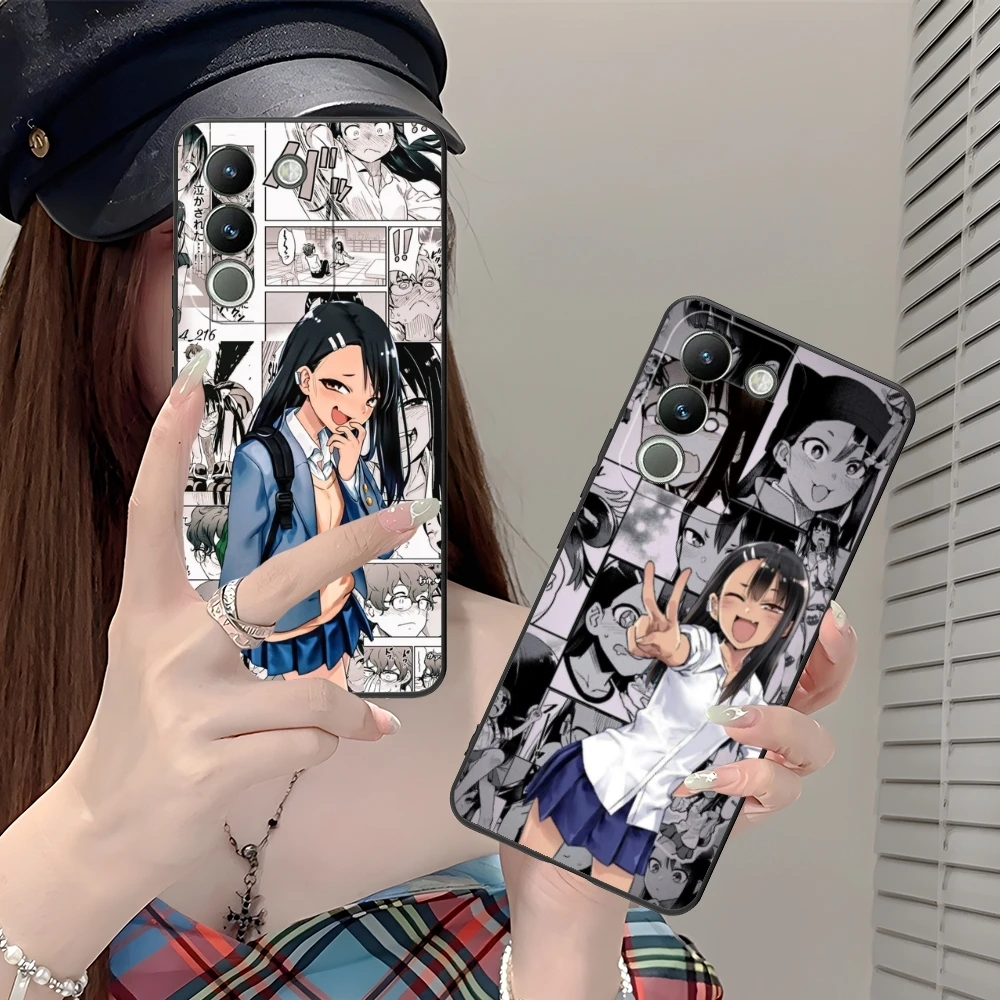 Hayase Nagatoro Anime Mobile Cell Phone Case for VIVO Y95 Y93 Y31 Y20 V19 V17 V15 Pro X60 NEX Black Soft Phone Cover Shell