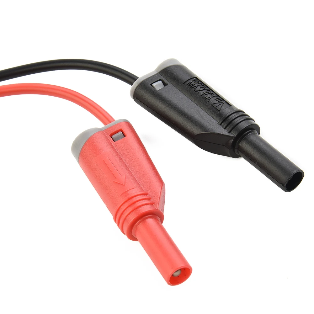 1PCS Stackable 4MM Dual Banana To BNC Male Test Probe Cable 500V/5A For Bnc Interfaces Oscilloscopes Signal Generator
