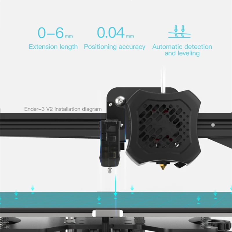 Creality CR Touch 3D Printer Auto Leveling Kit สำหรับ Ender 3/3 Pro/Ender 3 V2/ Ender 3 max/Ender 5/ CR-10 3D เครื่องพิมพ์32Bit