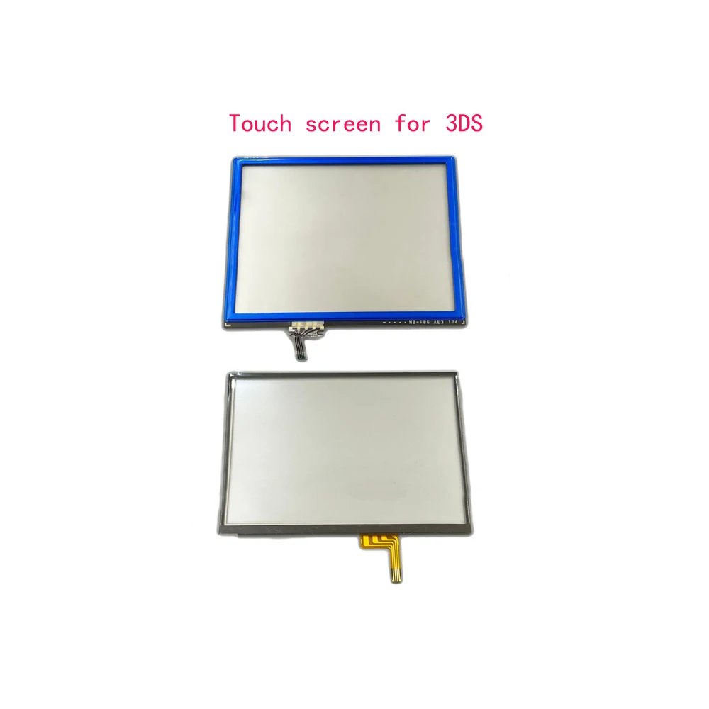 

100pcs wholesale Repair Screen For 3DS touch screen game console digitizer screen repair glass plastic replacement parts