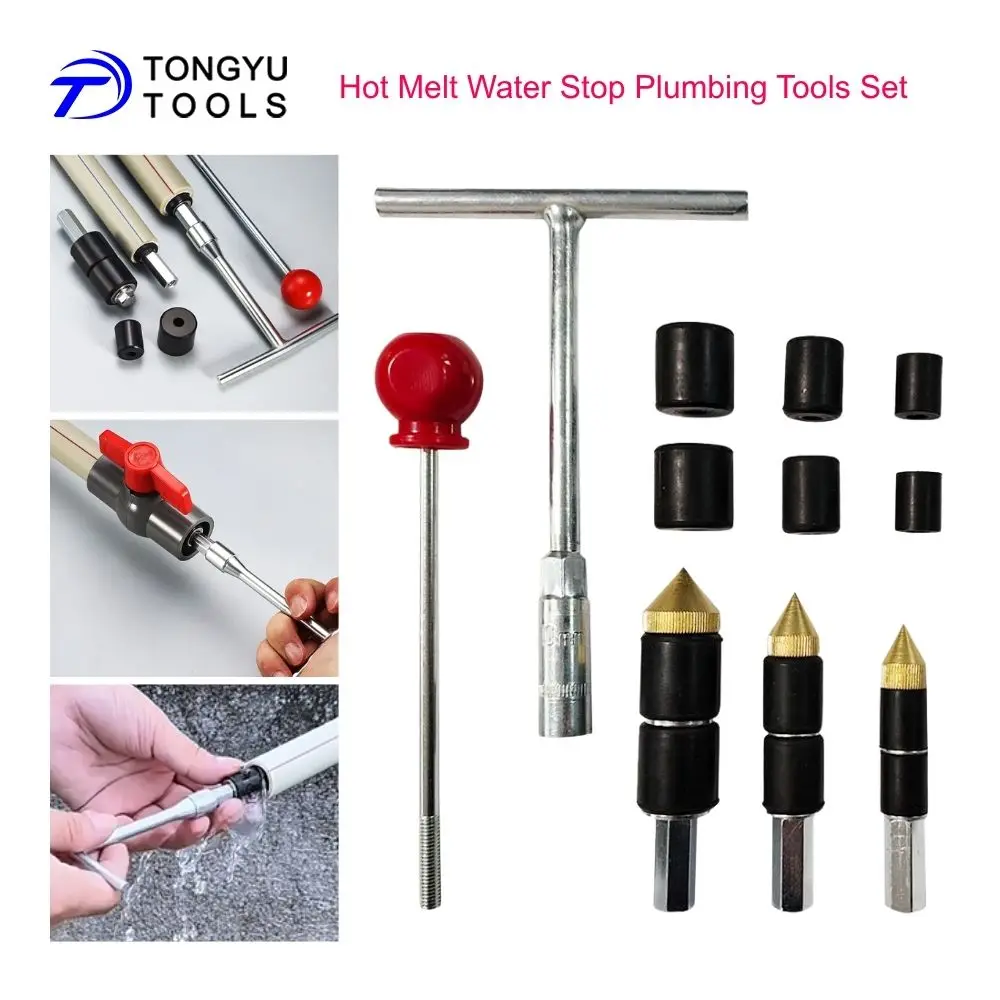 

PPR Pipe Water Stopper Pin Kit 20 25 32mm 1/2 3/4 1 Inch Hot Melt Stop Needle Plumbing Tool for Leak Repair
