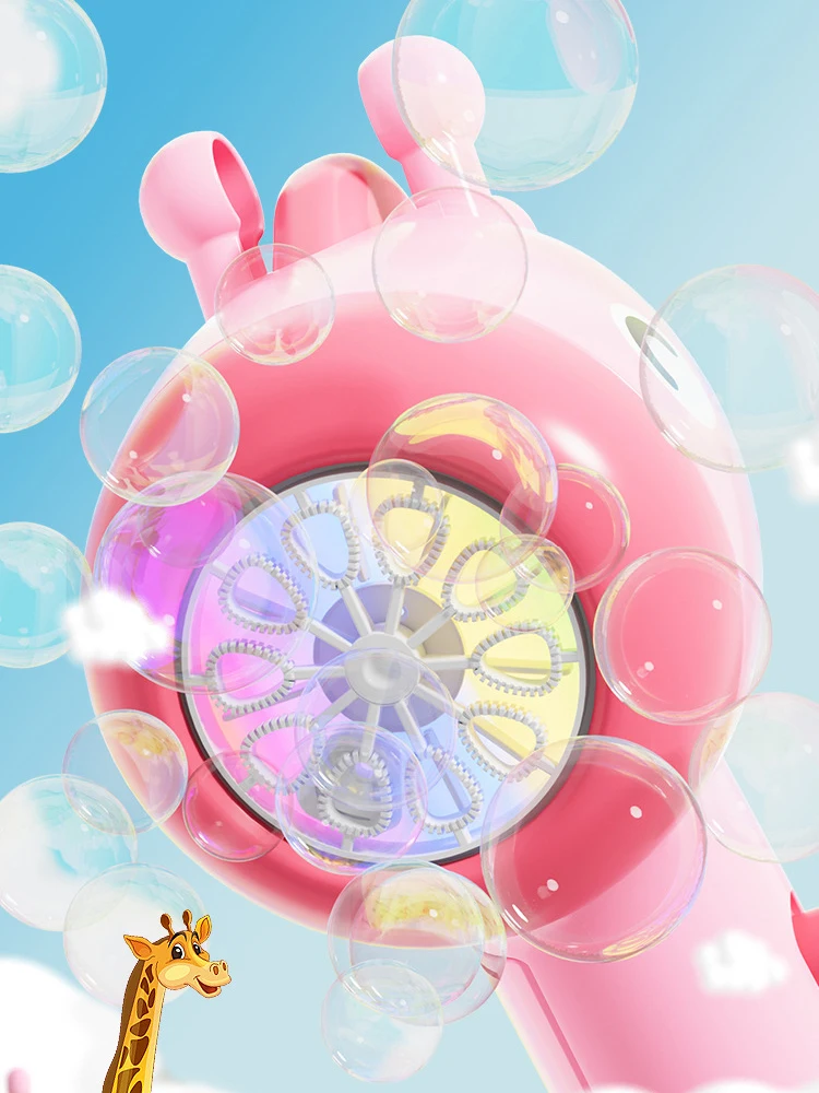 Bubble Machine voor kinderen Giraffe Toy Bubble Wand voor peuters met licht Bubble Blower Toy Outdoor voor kinderfeest Verjaardagscadeau