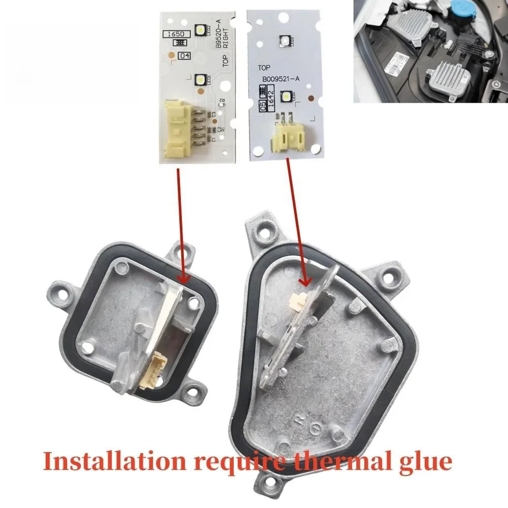 الأبيض 63117428792 عين الملاك DRL مجلس ل 2017 2018 2019 X1 F48 LED المصباح DRL النهار تشغيل ضوء وحدة 63117428791