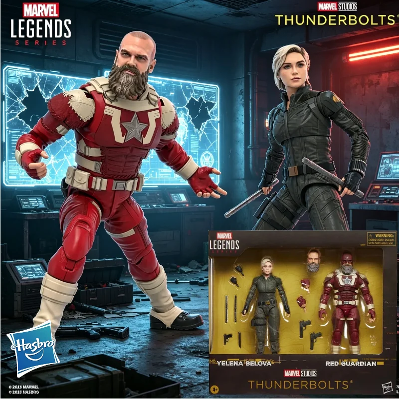 

【IN STOCK】Hasbro Marvel Legends Series Yelena Belova and Red Guardian 15cm Action Figure Collection Original Model Toy Gifts