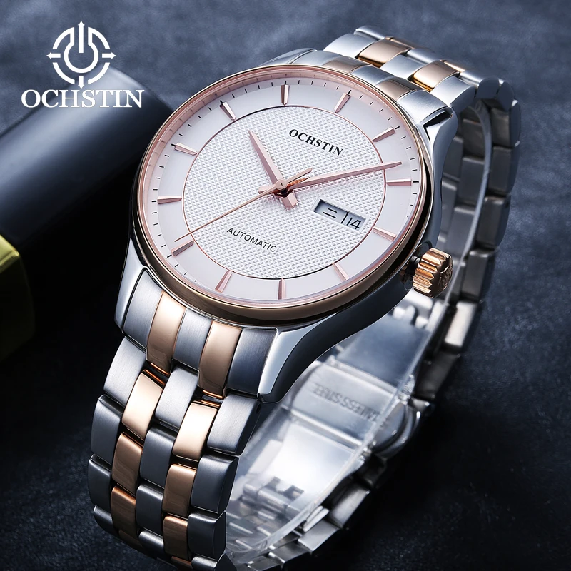 OCHSTIN new 2024city urban series casual and comfortable automatic mechanical movement watch men\'s mechanical watches