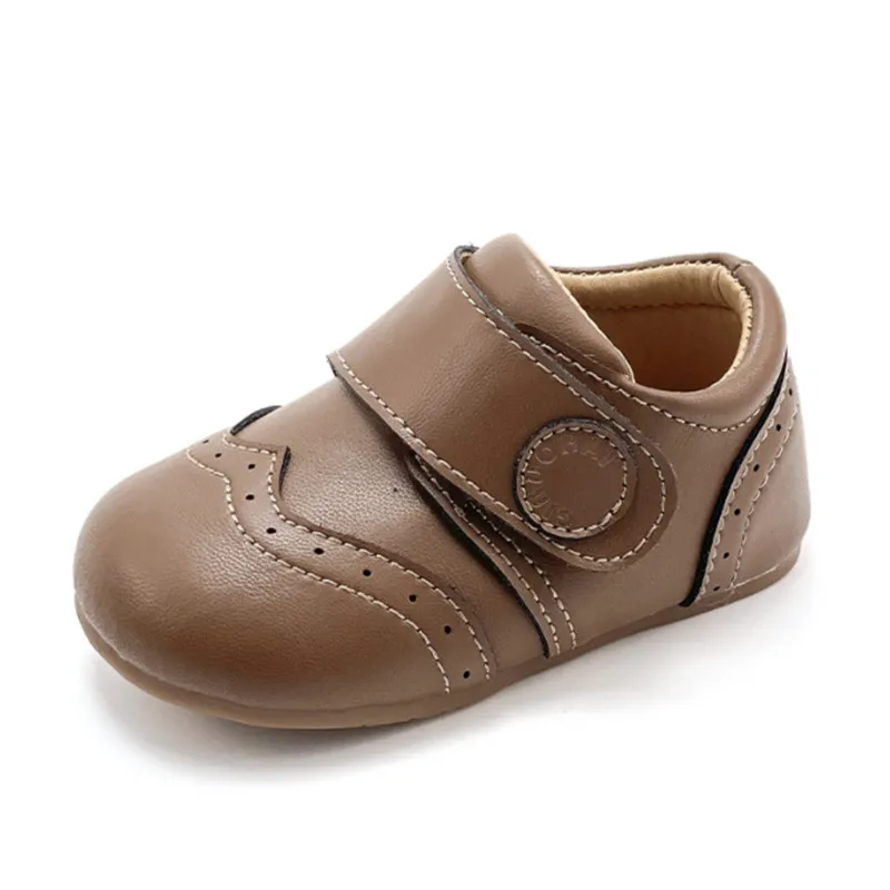 

2023 New Autumn Baby Shoes For Girls Mircorfiber Leather Princess Shoes Soft Sole Outdoor Tennis Fashion Toddler Barefoot Shoes