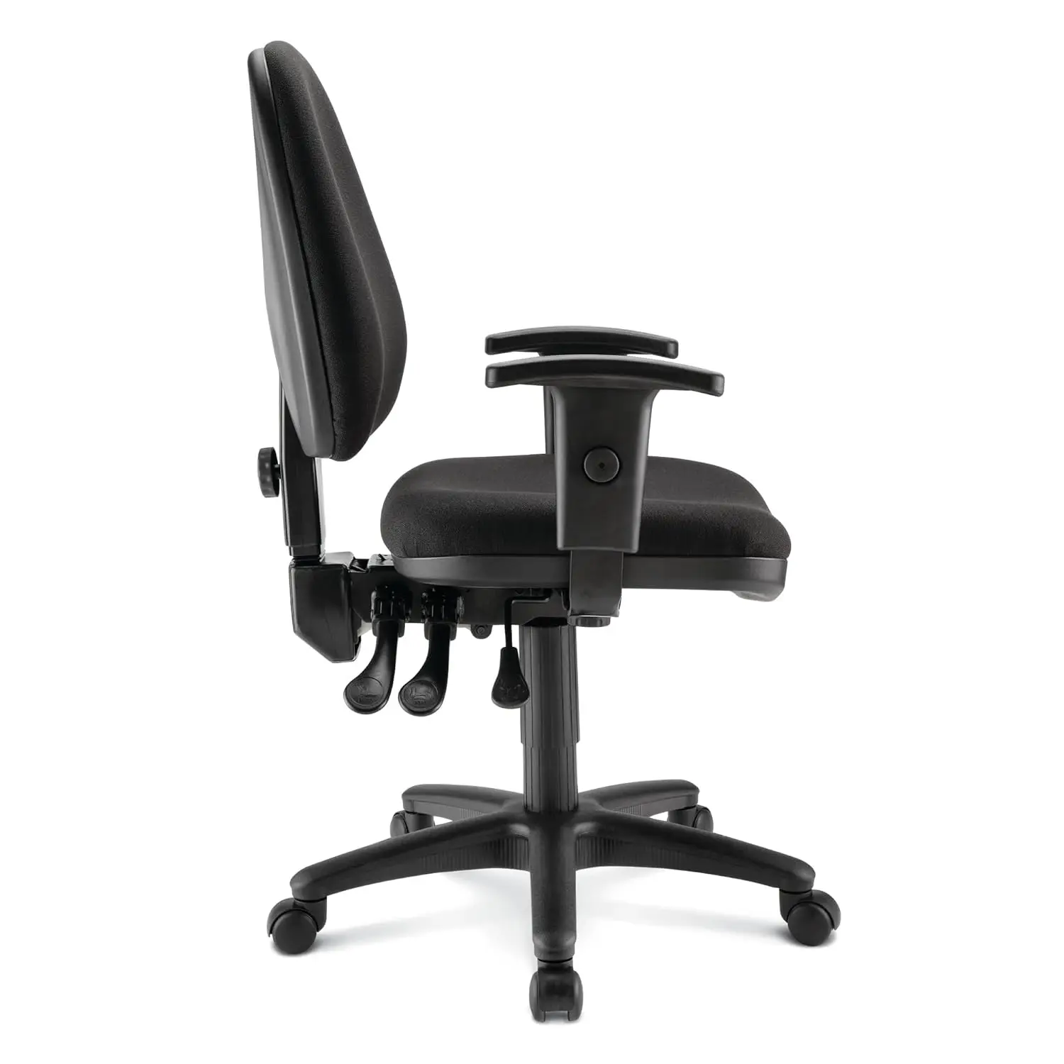i*-Ergonomic Fabric Task Chair, Black 5