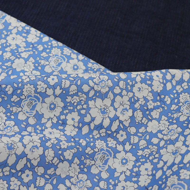 New Betsy Floral 100% Cotton 80S Like Liberty Fabric Digital Printing For Sewing Cloth TextileDresses Skirt Kids Designer Soft