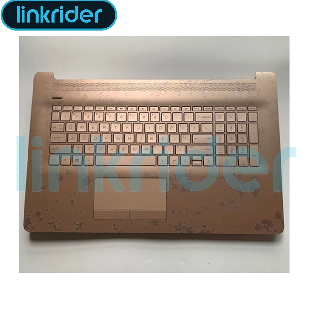 L28090-001 NEW Original  17-BY 17-CA TOP Cover With Keyboard AND Touchpad (Pale Rose Gold With PRG BL US)