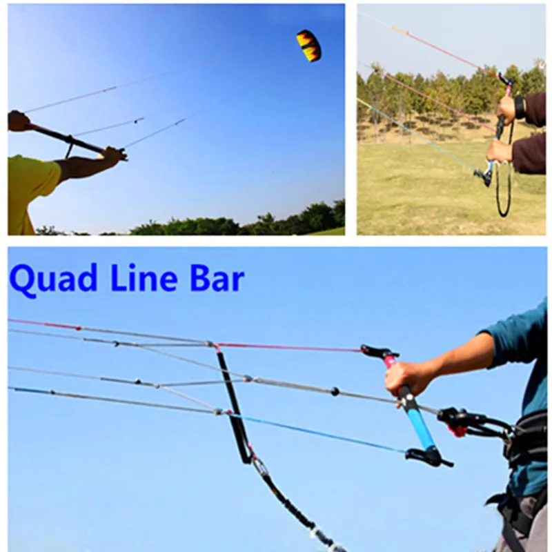 Frete grátis barra de controle de pipa elétrica quad line dublê kite acessórios kitesurf três linhas surf windsurf vento profissional