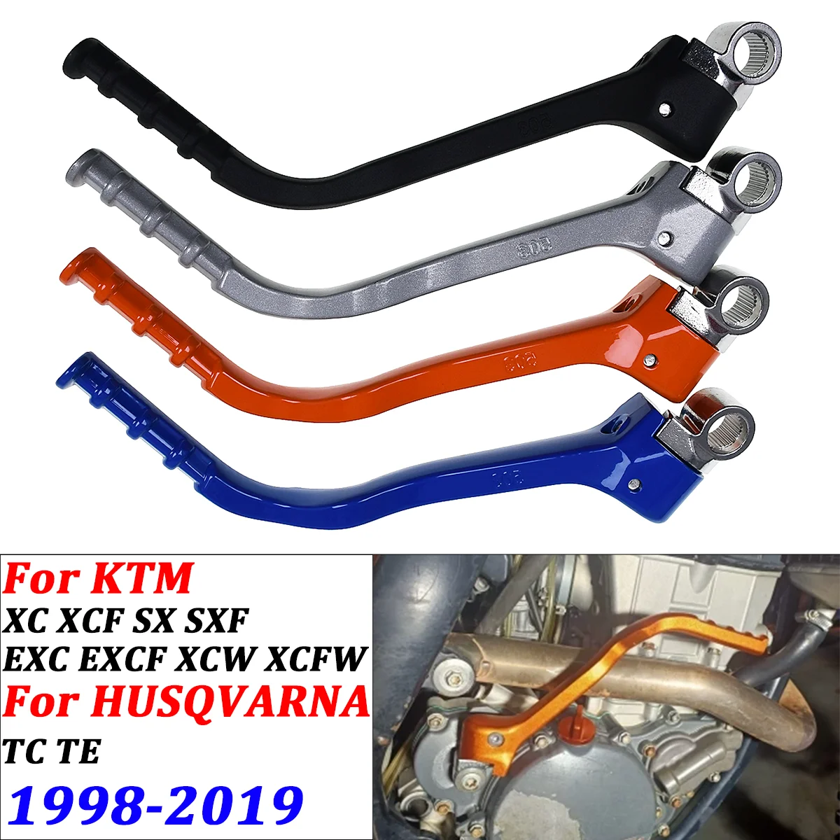

CNC Forged Kick Start Starter Lever Pedal For Husqvarn TE TC For KTM SX XC XCW XCF XCFW SXF EXC EXCF 250 300 350 450 2011-2016