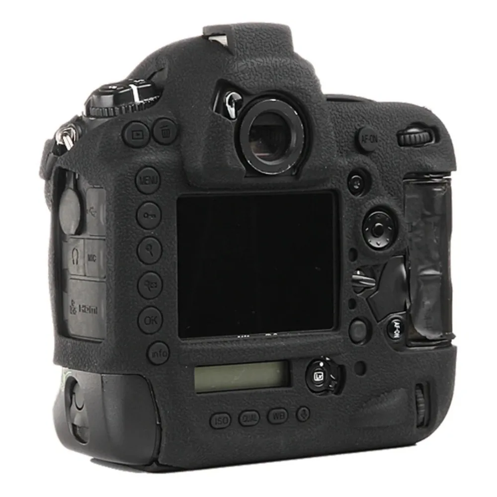 

Micro Single Camera Silicone Cover, For Nikon D4/D4S lychee pattern anti-skid design Soft Silicone Case Camera Bag