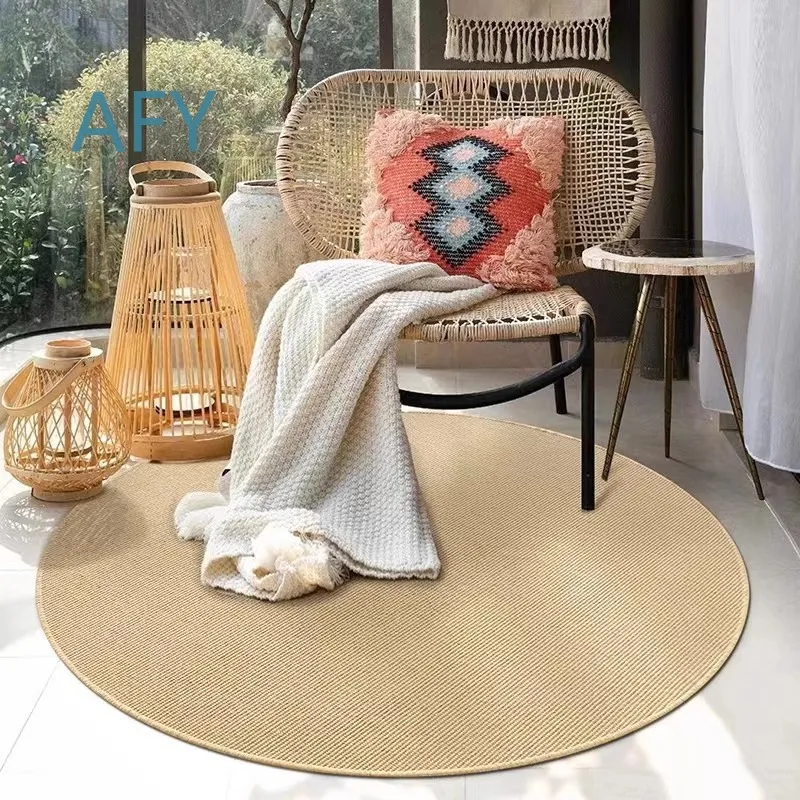 Nordic Style Wicker Dining Chair Set for Outdoor Patio Garden Villa Hotel Airbnb Waterproof UV Resistant Creative Furniture