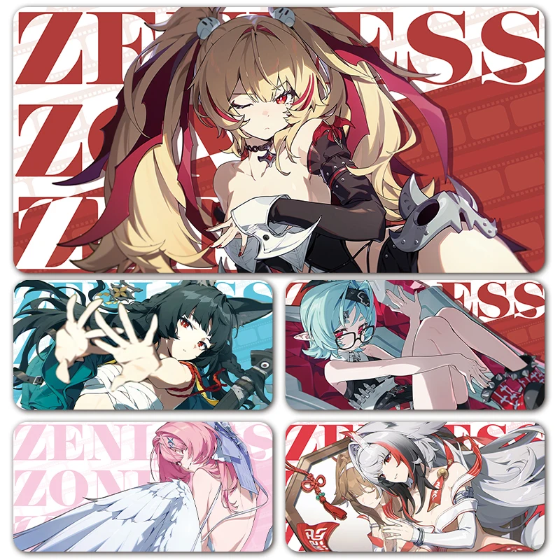 New Design Zenless Zone Zero Mouse Pad  Ye Shunguang Remielle Sigrid XXL Large Mousepad Keyboard Pad Desk Mat Keyboard Mats