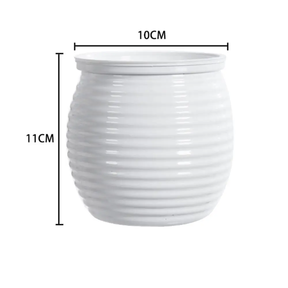 Automatic Water-Absorbing Self-Watering Plant Pots Transparent Double Layer Flower Vase Durable Plastic Hydroponic Potted Plants
